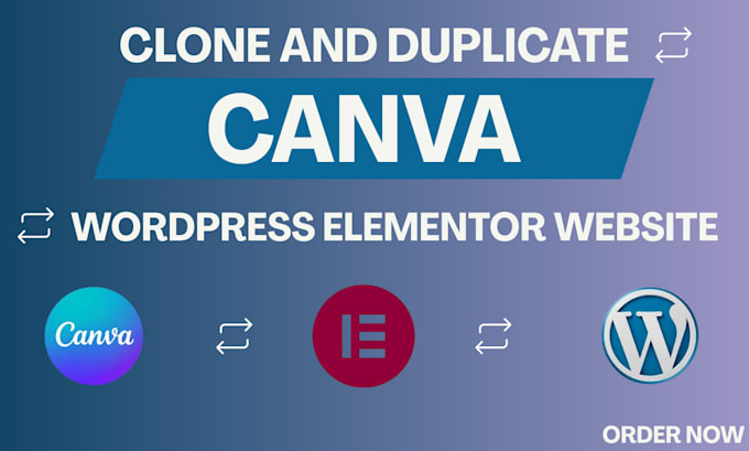 convert canva website landing page to elementor wordpress website