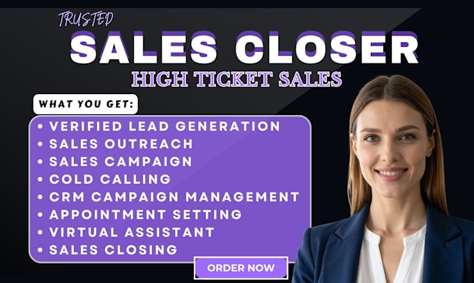be your sales rep expert sales deal close sales closer b2b high ticket leads