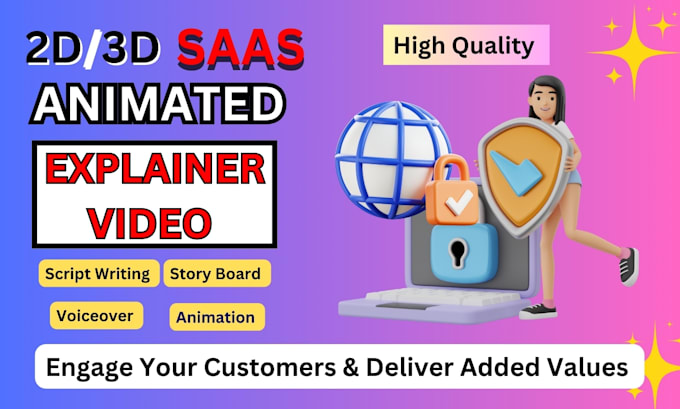 do saas explainer video, 2d product demo, saas animation, saas product video