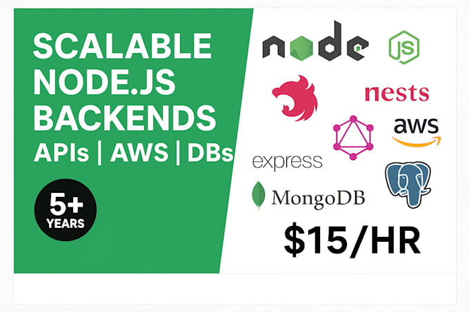 build or improve your backend using nodejs, nestjs, express