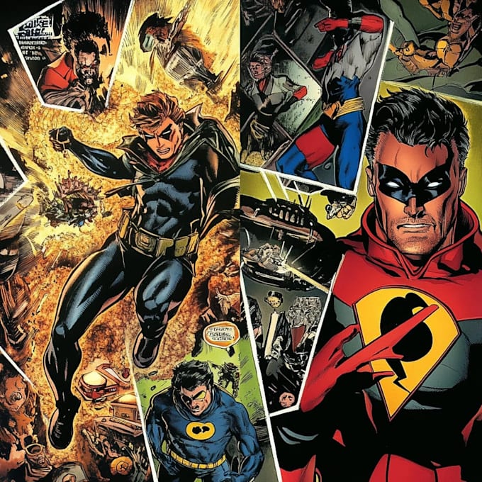 design characters and comic books