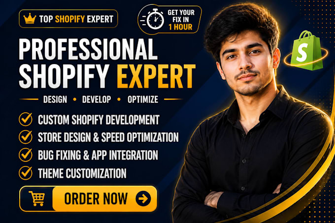 be your shopify developer for custom coding, shopify bug fixing, shopify liquid