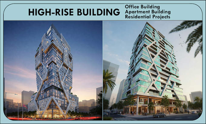 Create Image High Rise Building Create 3d model apartment building, office building, high rise building ...