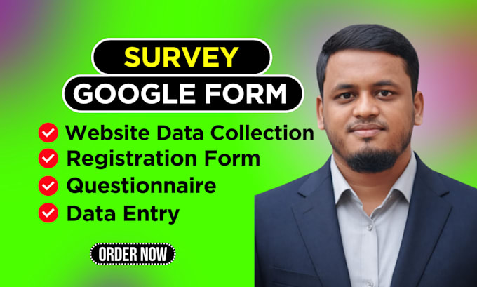 form filling online survey data entry