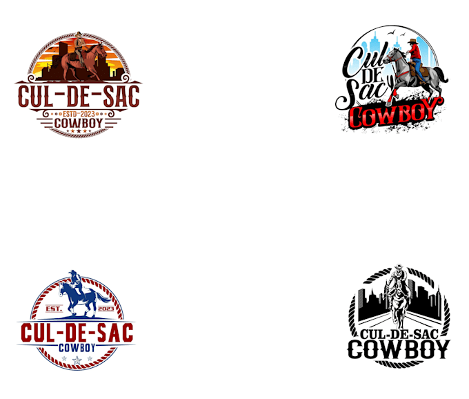 design awesome cowboy logo
