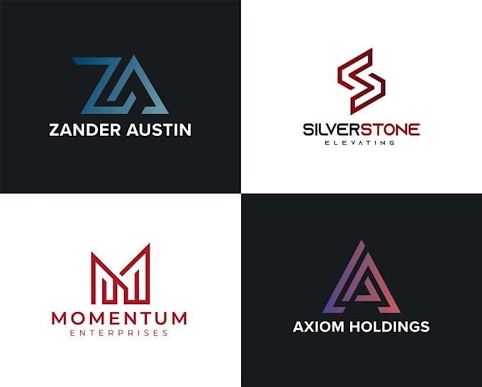 design a minimalist typography and monogram logo