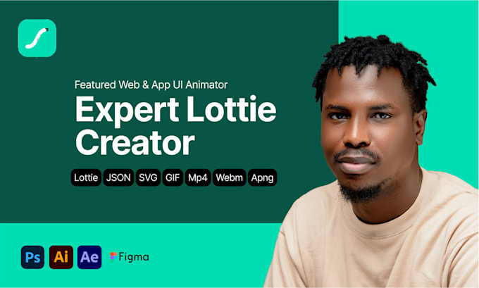 create lottie svg animation for your website or mobile app UI