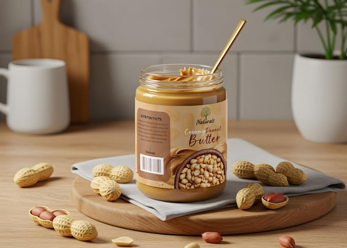 design the spice honey and peanut butter labels