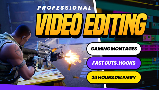 funny edit your gaming video with fast cuts for youtube
