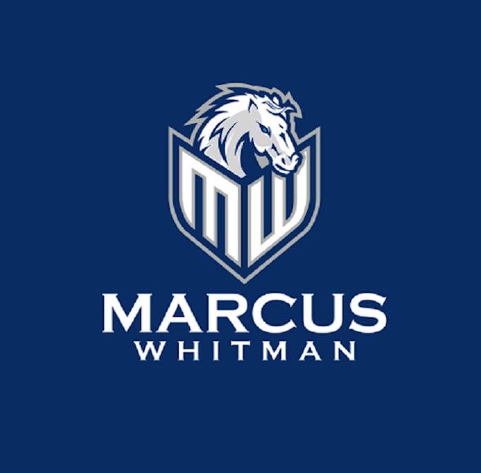 design particular elementary school mustang logo