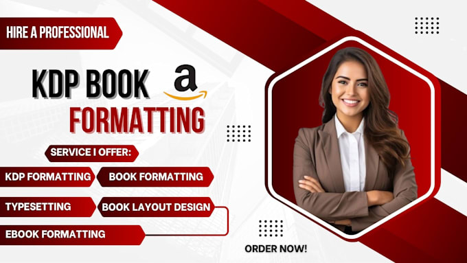 professionally do layout design, typeset and format your manuscripts for KDP