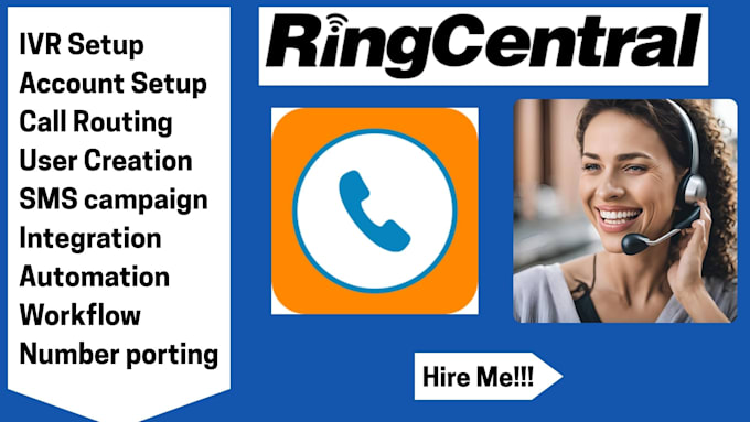 configure ringcentral IVR, routing, SMS, and automation