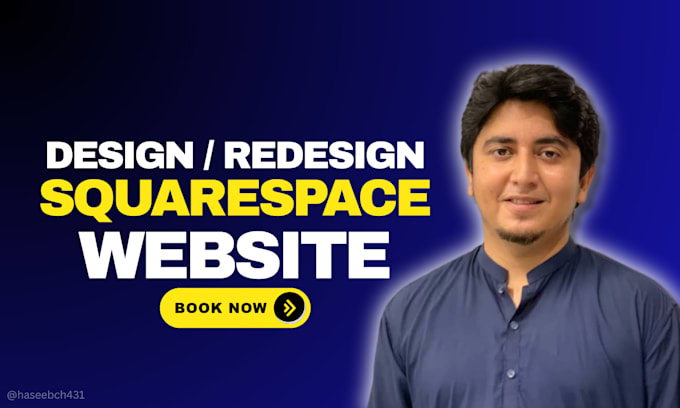 do modern squarespace website design or redesign squarespace website development