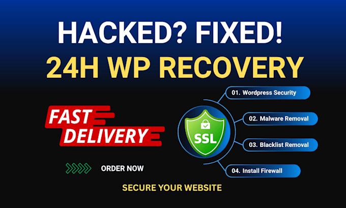 fix hacked wordpress fast, malware removal and security