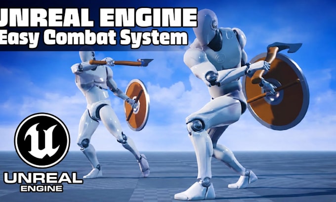 create unreal engine multiplayer game, combat system and game mechanics