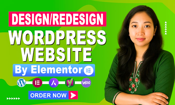 design,clone, revamp wordpress website with elementor pro