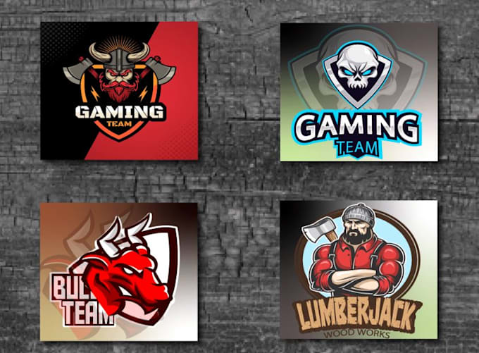 make gaming logo for youtube, twitch