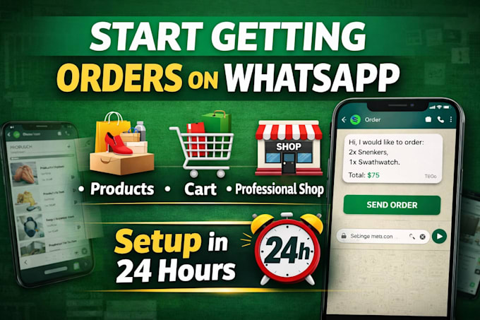 create whatsapp business product catalog and shopping setup