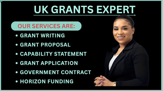write grants proposals, do grant application and business plans