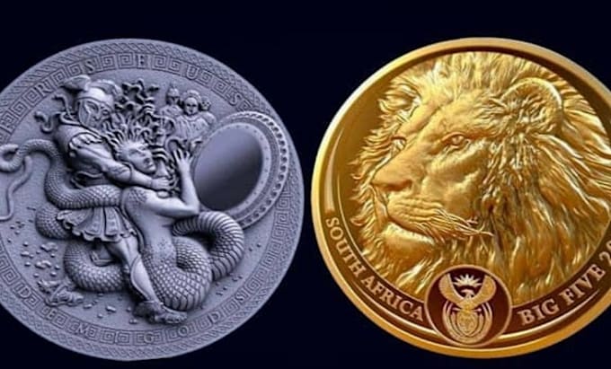 do 3d printable coin, sculpt quality,  3d coin model 3d, medallion, crypto coin