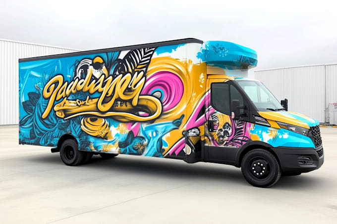 provide truck wrap design or van wrap design