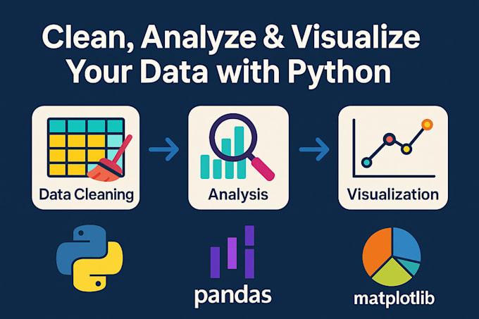Do data analysis and visualization using python by Shahendawael | Fiverr