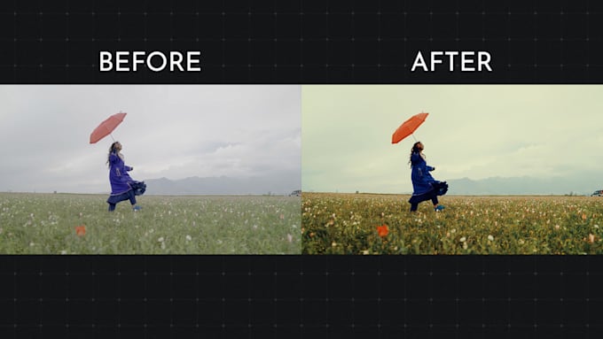 do video color correction, color grading