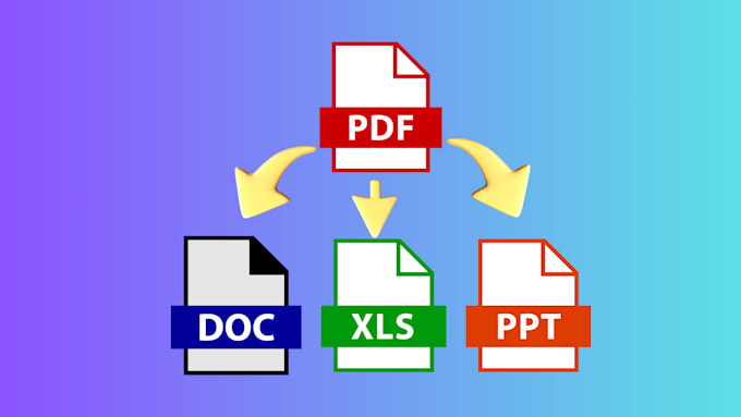 do fast and accurate PDF to word, excel, png, jpg etc conversion