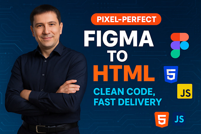 Convert your figma design to clean responsive html css by Demasonik ...