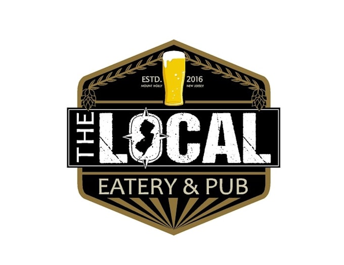 design monogram local eatery and pub logo