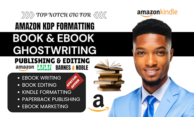 amazon KDP book formatting, book editing,print paperback,kindle ebook formatting