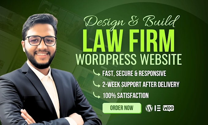 develop attorney website, legal website, law firm website in wordpress