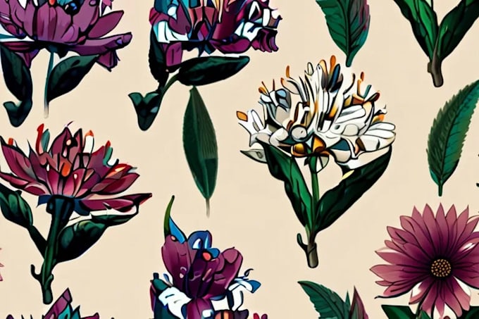 draw flowers, trees or botanical illustration