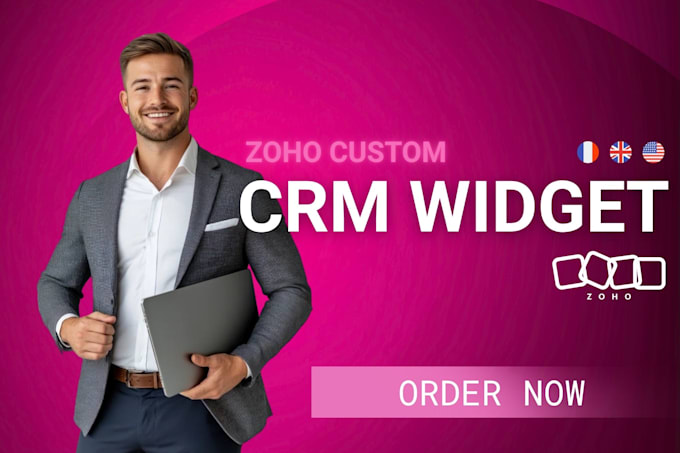 build a custom react widget for zoho CRM