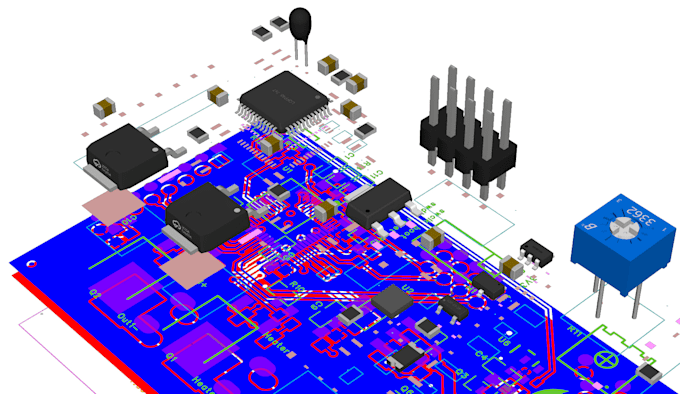 design electronic circuits and pcb layouts
