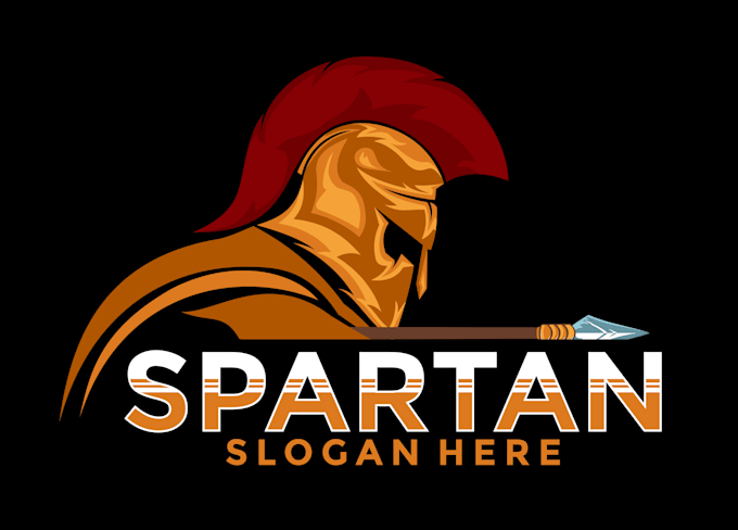 design beautiful spartan,warrior,gladiator logo