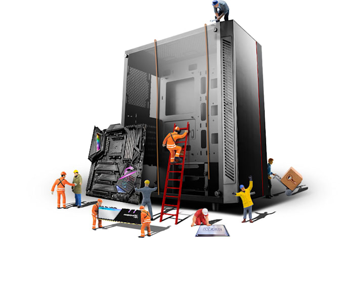remote assistance for the assembly of your pc