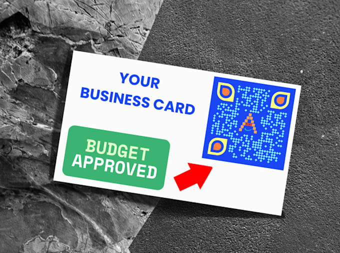 create a simplified custom qr code with centered logo