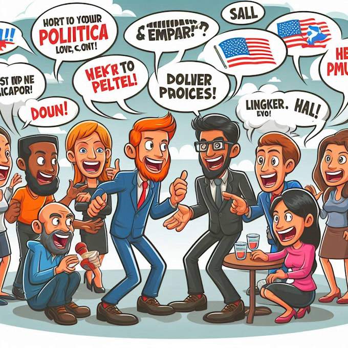 do a satire, editorial or political cartoons for you