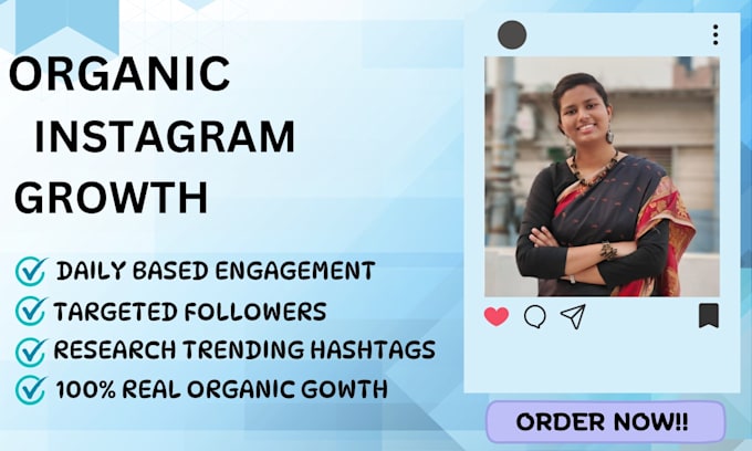 do instagram promotion with real organic gain targeted followers and engagement