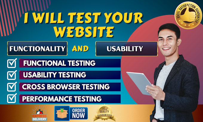 Test your website functionality and usability by Bunty200 | Fiverr