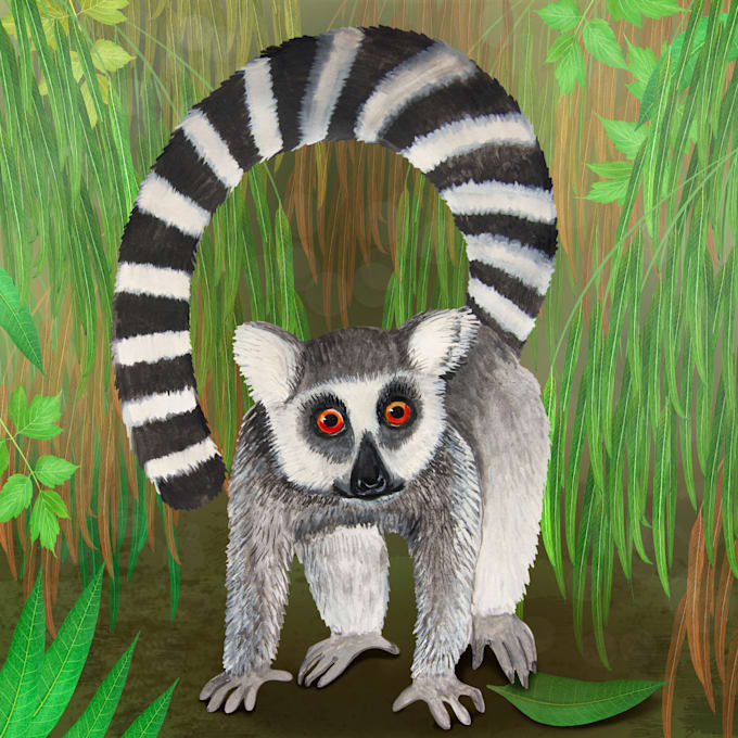 create illustrations with acrylic or photoshop