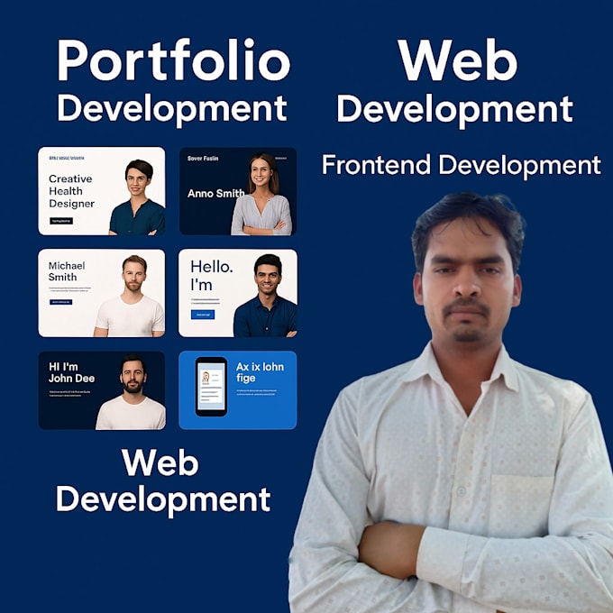 create a professional and responsive portfolio website using HTML, CSS, js