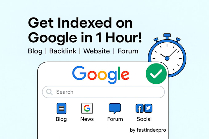 instantly index your posts on google within 1 hour
