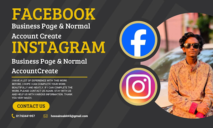 facebook business page create and accounts setup