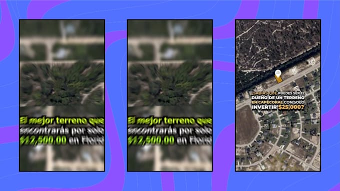 do fly google earth videos for real estate promos and map animation