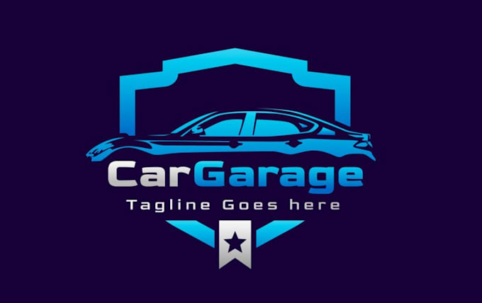 draw auto detailing and car wash logo