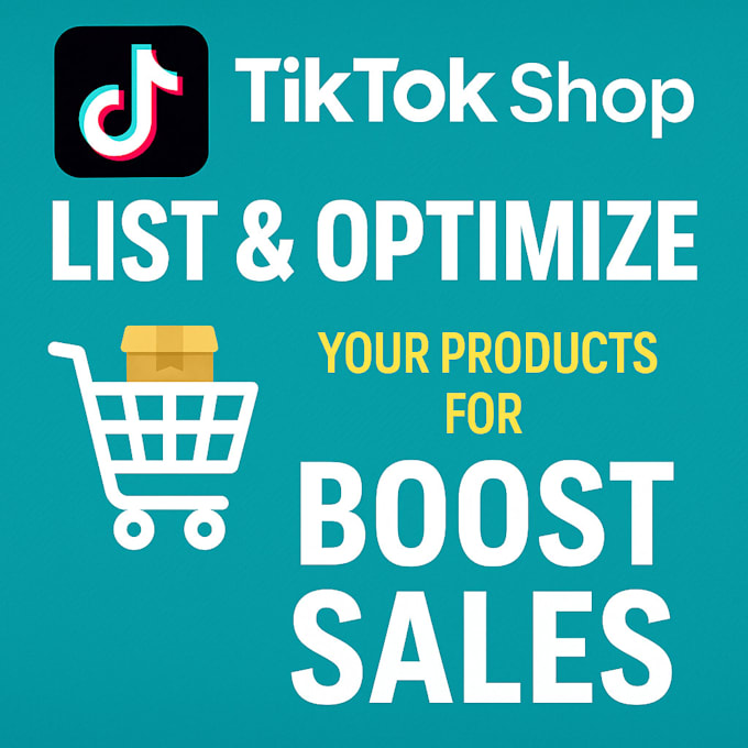 list and optimize your products for tiktok shop