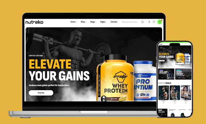 build private label supplement shopify store supplement website supplement store