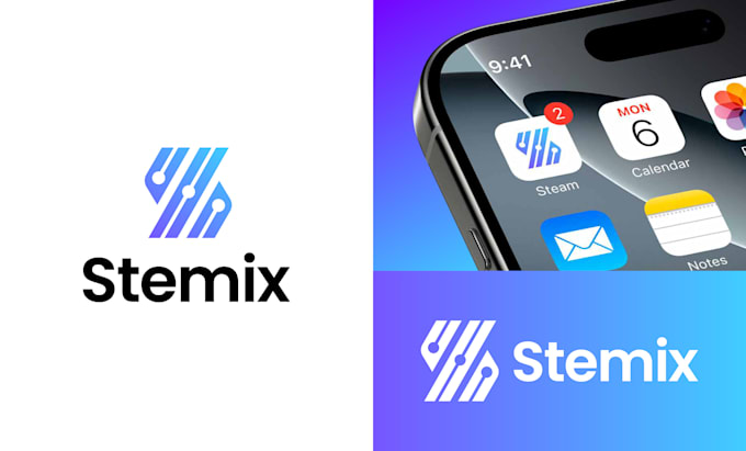 create unique modern minimalist business logo design